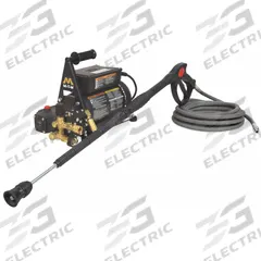 MI-T-M Electric Pressure Washer: Carry, 120 V – Single-Phase, 1,500 psi, 2.1 gpm, 2 hp (MPN GC-1502-4DUH). Key specifications — Pump Drive: Direct; Brand: MI-T-M; Water Intake: Cold Water Only.