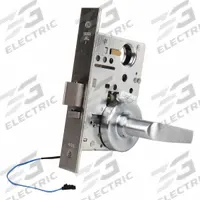 BEST Door Lockset: Storeroom Lever Locksets, Chrome, ADA Compliant, Interchangeable Core (MPN 45HW7DEU15R626). Key specifications — Ligature Resistance: Not Ligature-Resistant; Brand: BEST; Visual Indicator Message: No Message; Lockset Style: 40H Rose; ADA Compliant: Yes; Finish: Satin Chromium-Plated : Stainless Steel.