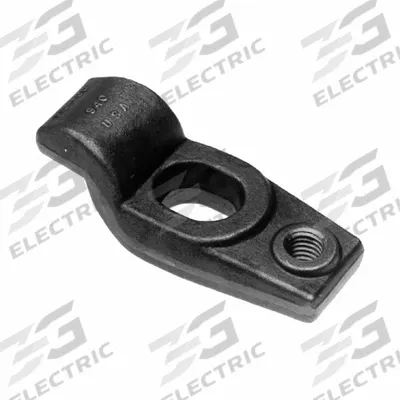 TE-CO Forged Tapped Gooseneck Clamp: For 1/2 in_5/8 in Stud Dia - Threaded-End Low-Profile Setup Clamps