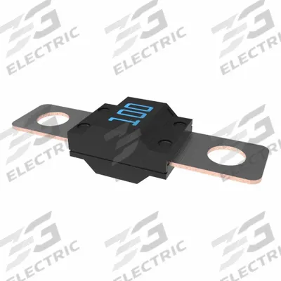 LITTELFUSE Automotive Fuse: MIDI 498 Series, Two-Hole, Bolt-On, Time-Delay, 100 A - Two-Bolt-Hole Time-Delay Fuses