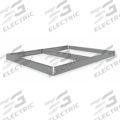 TENNSCO Shelf: 48 in x 36 in, 2,500 lb Load Capacity, Gray - Open Deck Shelf Kits for Boltless Shelving