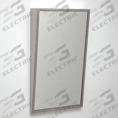 SEE ALL Bathroom Mirror: Rectangular, Glass, 36 in Overall Ht, 18 in Overall Wd, 4 in Overall Dp (MPN FTILT1836G). Key specifications — Brand: SEE ALL INDUSTRIES; Frame Material: Stainless Steel; Frame Finish: Polished; Frame Color: Silver; Mirror Edge Style: Polished Edge; Lighted: No.