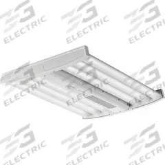 LITHONIA LIGHTING LED High Bay: 25 5/8 in Lg, 25,046 lm, 5000K, 12 ft – 30 ft Mounting Ht, 147 W (MPN IBG24000LMSEFAFLGNDHVOLTGZ1050K80CRIDWH). Key specifications — attr1260469: 347 to 480V AC; attr1260477: (6) Lamp T5HO; attr1260467: LITHONIA LIGHTING; attr1260503: 5000K.
