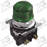 EATON Pilot Light: 30 mm Panel Mounting Size, Green, LED, 24 V AC/DC Max Volt Rating (Supply) (MPN 10250T197LGP24). Key specifications — Series: 10250T; Brand: EATON; Includes Push-To-Test: No Push-To-Test Included.