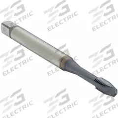 OSG Spiral Point Tap: 1/4"-20 UNC, H5 / 2B-3B, 3 Flute, Plug Chamfer, V Coated Powdered Metal (MPN 1651501608)