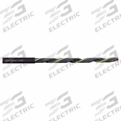 CHAINFLEX Control Cable: 20 AWG, 1 Conductors, Order by the Foot, PUR Jacket - Continuous Flexing Control Cables