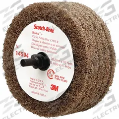 SCOTCH-BRITE Cut and Polish Disc: TR, 3 in Dia, Aluminum Oxide, Medium, C5-ZR (MPN 7000120704). Key specifications — Brand: SCOTCH-BRITE; Series: C5-ZR.