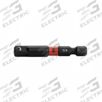 APEX Impact 1/4" Drive Socket Adapter: 1/4 in Input Drive Size, Black Oxide, Square (MPN CAVAD216). Key specifications — attr1204900: Square; attr1204904: Locking Included; attr1204910: APEX; attr1204913: Black Oxide.