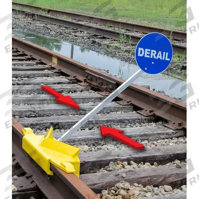 ALDON Rail Track Derailer: Derailer, Two-Way - Derailers & Rerailers