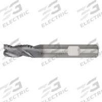 WIDIA HANITA Roughing End Mill: Carbide, AlTiN Coated, 3 Flute, 3 mm Mill Dia, 7 mm LOC, 0.25 mm Rad (MPN DQ1303002W)
