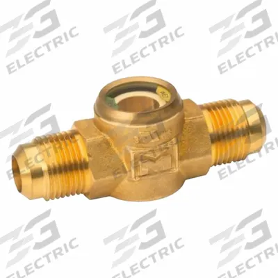 MUELLER Sight Glass: Flare, Brass - Flare Connection Sight Glasses