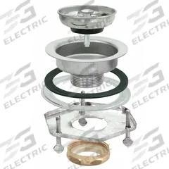 APPROVED VENDOR Strainer: Stainless Steel, Chrome, 4 1/2 in Overall Dia, Socket Weld, 4 in Pipe Dia (MPN 30013). Key specifications — Product Type: Sink Drain; Brand: APPROVED VENDOR; Finish: Chrome; Material: Stainless Steel; Includes: Mounting Brackets.