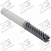 WIDIA HANITA Square End Mill: Carbide, TiCN Coated, 6 Flute, 1/4" Mill Dia, 3/4" LOC, 2-1/2" OAL (MPN TC4S0707002)