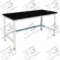 Heavy Duty Table: 30 in Overall Wd, 36 in Overall Ht, 8 ft Overall Lg, Epoxy, 2,000 lb Load Capacity (MPN GRHD-9630-HCFE-2). Key specifications — Brand: INSTOCK; Caster Type: Vibration Isolating; Countertop Material: Epoxy.