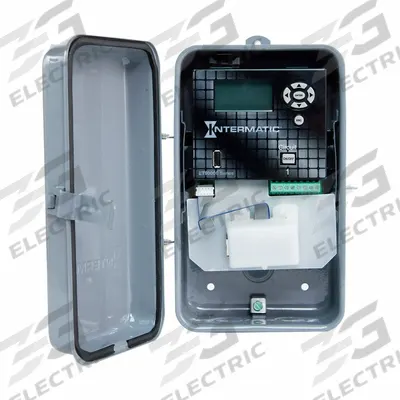 INTERMATIC Electronic Timer: 365 day, Astronomic, 120-277V AC, SPDT - Digital Timer Switches