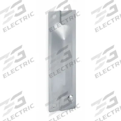 ROCKWOOD Door Latch Guard: 11 in Lg, 3 1/8 in Wd - Standard Latch Guards