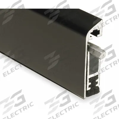 NATIONAL GUARD Automatic Door Bottom: Single Fin Insert, Aluminum, 48 in Lg, 2 1/4 in Wd - Automatic Door Bottoms