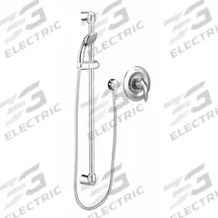 AMERICAN STANDARD Shower Faucet: Commercial, 2.5 gpm Fixed Showerhead Flow Rate, Metal/Plastic (MPN TU662221.002). Key specifications — Showerhead Material: Plastic; Series: Commercial.