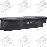 BUYERS PRODUCTS Lo Sider: Side-Mount Truck Box, Aluminum, 13 in Overall Ht, 36 in Overall Wd (MPN 1723005). Key specifications — Brand: BUYERS PRODUCTS; Color: Gloss Black; Latch Type: Push Button.