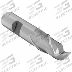 OSG Square End Mill: Cobalt, 2 Flute, 7.5 mm Mill Dia, 14.28 mm LOC, 58.7 mm OAL (MPN 5808500)