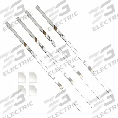 MIRREDGE Mirror Installation Kit: 1 1/2 in Overall Ht, 48 in Overall Wd - Mirror Framing & LED Shelf Parts