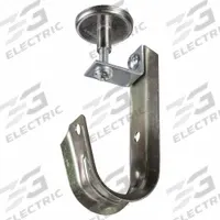 MAG DADDY Magnetic J-Hook: Magnetic Mount without Locking Latch, 17 lb Max. Load Capacity, Top Mount (MPN JH21MT-10). Key specifications — Material: Mild Carbon Steel; Mounting: Top Mount; Color: Yellow; Brand: MAG DADDY; Mounting Location: Drop Ceiling Channel; Mounting & Attachment (subhead): Magnetic Mount without Locking Latch.