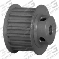 DAYTON Timing Pulley: Curvilinear, Fixed, For 15 mm Belt Wd, 19 Teeth, 5 mm Pitch, Aluminum (MPN 19-5M15-6FA3). Key specifications — Brand: DAYTON; Finish: Clear Anodized; For Belt Series: Powerhouse®.