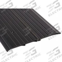 NATIONAL GUARD Door Threshold: Saddle, Aluminum, 4 ft Lg (MPN 8429DKB-48). Key specifications — Brand: NATIONAL GUARD; Transition Type: Fluted.