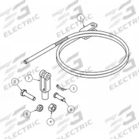 B & P MANUFACTURING Cable Kit, with A5 Style Handle: For 5EWN7, For A5-B1-C8-D5-BTC (MPN 2006-308). Key specifications — For Use With Grainger Item Number: 5EWN7; For Use With Mfr. Model Number: A5-B1-C8-D5-BTC; Fits Brand: B & P Manufacturing; Product Type: Cable Kit, with A5 Style Handle; Brand: B & P MANUFACTURING.
