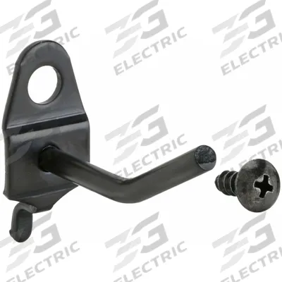 APPROVED VENDOR Single Rod Pegboard Hook: 1/4 in Peg Hole, For 1 in Pegboard Hole Spacing - Hooks for Round-Hole Pegboard