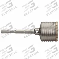 MILWAUKEE Core Center Bit: 3 in Max Drilling Dp, 22 in Overall Lg, 2 5/8 in Shank Dia (MPN 48-20-5464). Key specifications — attr253807: 2.625; attr277146: MILWAUKEE.