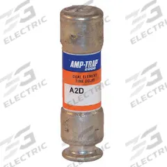 MERSEN Fuse: Class RK1, A2D-R Series, Time-Delay, 25 A, 250 V AC, 250 V DC, Indicating (MPN A2D25R). Key specifications — attr1287285: A2D-R; attr211202: MERSEN.