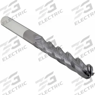 APPROVED VENDOR Ball End Mill: Carbide, AlTiN Coated, 4 Flute, 3/4" Mill Dia, 1-1/2" LOC - General Purpose Carbide Ball End Mills