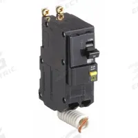 SQUARE D Miniature Circuit Breaker: 30 A, 120/240V AC, Single Phase, 10kA at 120/240V AC, 2 Poles (MPN QOB230GFI). Key specifications — Phase: Single; Amps: 30 A; AC Voltage Rating: 120/240V AC; Max. AIR Rating: 10kA at 120/240V AC; For Use With: QO Load Centers and NQ Panelboards; Brand: SQUARE D.