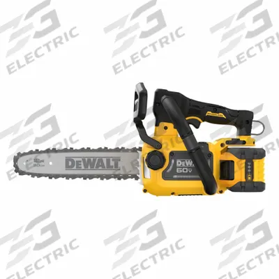DEWALT Chainsaw: 12 in Bar Lg, Top Handle, Auto Chain Oiler, 9.0 Ah Battery Capacity - Battery-Powered Chainsaws