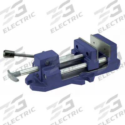 PALMGREN Machine Vise: 8 in Jaw Face Wd, 8 in Max Jaw Opening, 1 5/8 in Throat Dp - Quick-Release Drill Press Vises