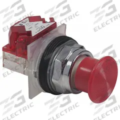 SCHNEIDER ELECTRIC Pilot Light: 30 mm Panel Mounting Size, Red, LED, 9001K Series (MPN 9001KP1LRR31). Key specifications — Series: 9001K; Brand: SCHNEIDER; Includes Push-To-Test: No Push-To-Test Included.
