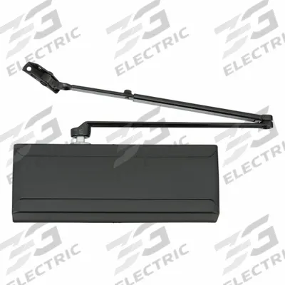 SARGENT Door Closer: Parallel Mounting Type, Grade 1 - Heavy Duty, Black - Parallel Arm-Mount Door Closers