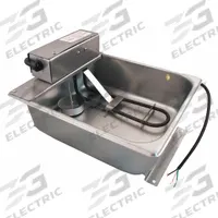 SUPCO Condensate Evaporator Pan: 7 1/2 qt cap., 8 gpd, 13 in L x 10 in W x 4 in H, 240V AC, 22 Gauge (MPN CP807-240). Key specifications — Material: Stainless Steel; Brand: SUPCO; Product Type: Condensate Evaporator Pan.