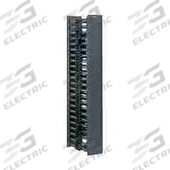 PANDUIT Dual Side Vertical Manager: Vertical, 45 U, Dual Side Sides, 83 in Overall Ht, Plastic (MPN WMPV45E). Key specifications — Color: Black; Includes: Cover; Orientation: Vertical; Brand: PANDUIT; Material: Plastic; Number of Sides: Dual Side.