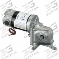 DAYTON DC Gearmotor: Right Angle, Right Hand, 90V DC, TENV, 3 RPM, 250 in-lb Max Torque, 525:1 (MPN 1LRA8). Key specifications — Motor Type: Permanent Magnet DC; Brand: DAYTON; Full Load Current: 0.59 A.