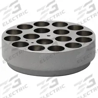 VELP SCIENTIFIC MonoAluBlock: MonoAluBlock, ARE/AREX-6, Hot Plate Stirrers (MPN A00000339). Key specifications — Compatible with Manufacturer Model Number: ARE; Compatible with Product Type: Hot Plate Stirrers; Features: MonoAluBlock™ Can Be Used to Stir Multiple Vials of the Same Dimensions; Product Type: MonoAluBlock; Brand: VELP SCIENTIFIC.