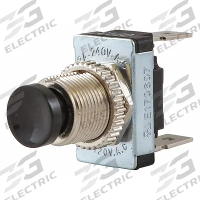 HUBBELL WIRING DEVICE-KELLEMS Miniature Pushbutton Switch: Non-Illuminated, Extended Profile - Miniature Push Buttons