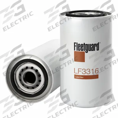 FLEETGUARD Automotive Oil Filter: 1"-12 UNF-2B Thread Size, 8 1/8 in Overall Ht - Spin-On Oil Filters