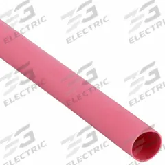 3M Heat Shrink Tubing: 0.19 in I.D. Before Shrinking, 0.09 in I.D. After Shrinking, 4 ft Lg, 250 PK (MPN FP-301-3/16-Red-4'-Bulk). Key specifications — Color: Red; Brand: 3M.