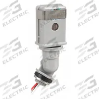 DAYTON Photocontrol: Flush In-Post Photocell Mounting, 1/2 in Stem Dia, SPST, 120V AC, 120V AC (MPN 26WA80). Key specifications — Brand: DAYTON; Includes: Lock Nut.