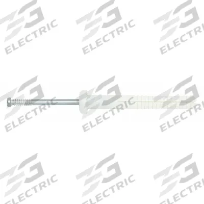 DEWALT Hammer Drive Pin Anchor: 1/4 in Dia, 1 1/2 in Overall Lg, Round, Nylon - Nylon Removable Nail Drive Anchors