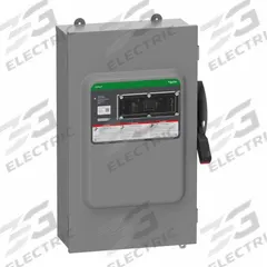 SCHNEIDER Safety Switch: Fusible, 200 A, Three Phase, 240V AC, Galvanized Steel, Indoor (MPN VH324NAWKGL). Key specifications — Brand: SCHNEIDER.