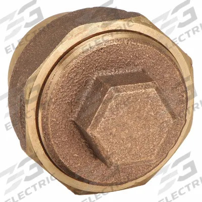 NIBCO Sweat Fitting Cleanout: 2 in CTS x 1 1/2 in CTS, FTG x Plug, Bronze (MPN 816S 2X11/2) - Drain, Waste & Vent Wrot Copper & Bronze Tube Fittings
