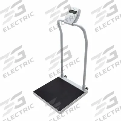 DORAN Handrail Scale: Digital, kg/lb, 20 1/2 in Weighing Surface Wd - Handrail Scales